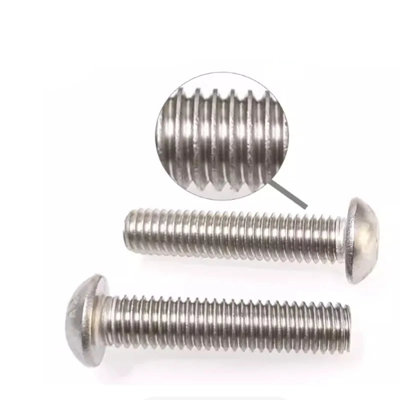 ISO7380 304 SS Hex Socket Button Head Screws M2–M8 | JARBLUE Machine Screws Richie's