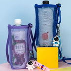 Mesh Water Bottle Holder Bag with Retractable Strap – 8 Colors Bottle Holder Bag Richie's