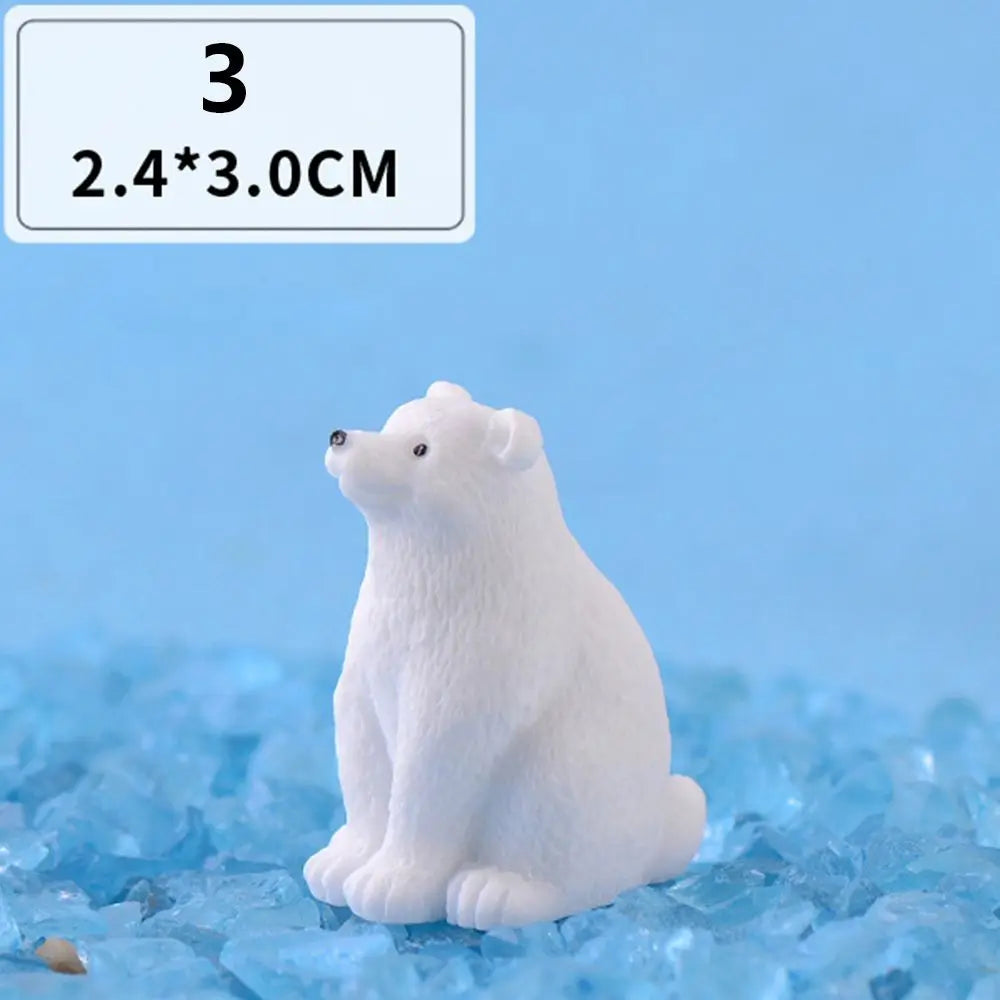 Polar Bear Resin Figurine – Fairy Garden & Micro Landscape Miniature Miniature Figurine Richie's 3