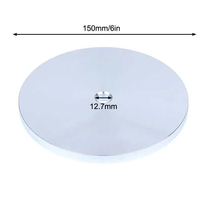 6 Inch Aluminum Master Lap Polishing Plate Diamond Grinding Base Grinding Polishing Plate Richie's A1