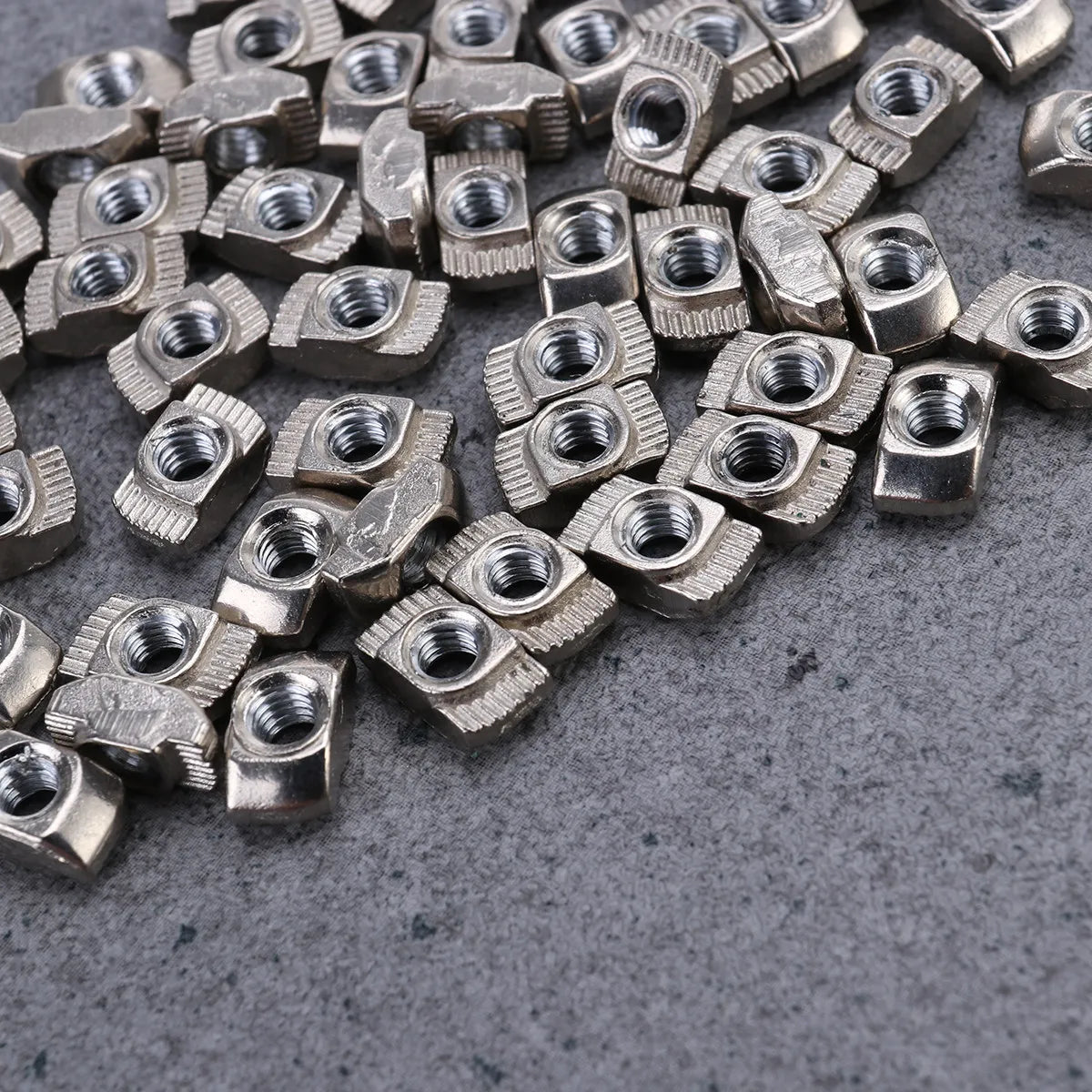 50Pcs M4 European T-Nuts for 20x20mm Aluminum Extrusion Profiles T-Slot Fastener Nuts Richie's Default Title