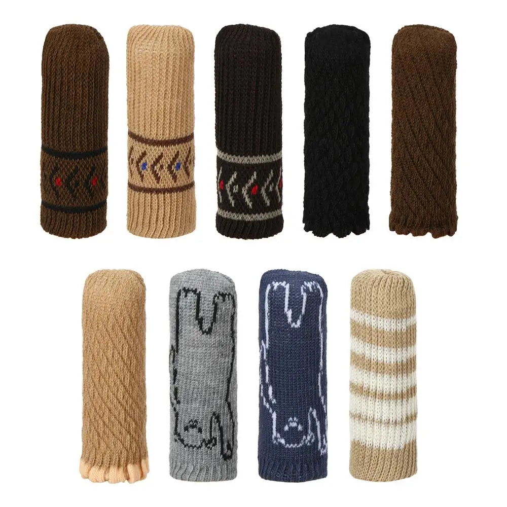 4-Pack Furniture Leg Covers – Non-Slip Floor Protector Socks Furniture Leg Covers Richie's