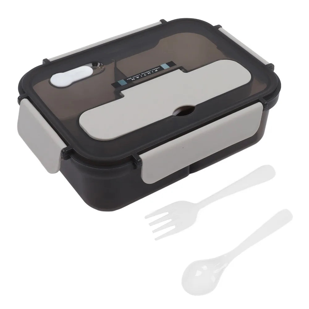 2-Compartment Bento Lunch Box 1.1L – Portable & Insulated Bento Lunch Box Richie's Grey