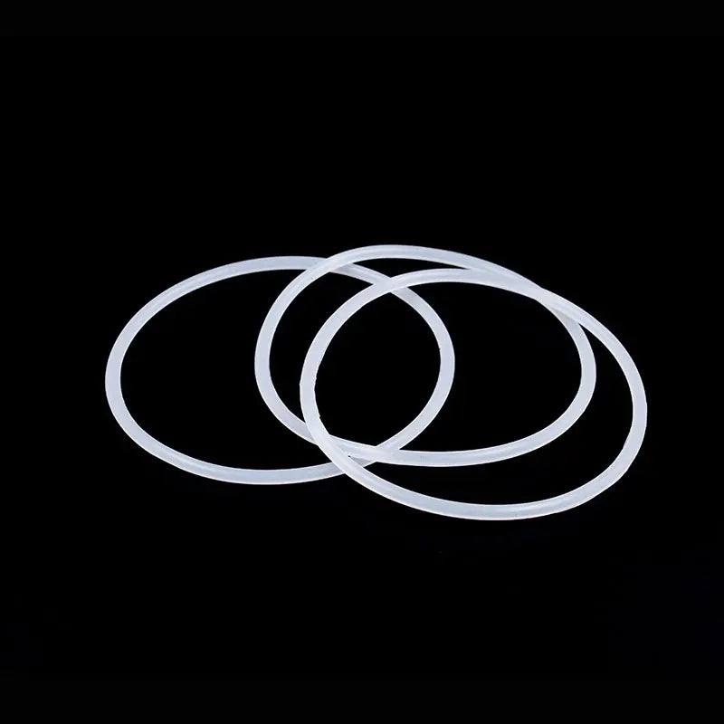 3-Pack White VMQ Silicone O-Rings CS2.4mm OD 52–100mm Gasket Silicone O-Ring Gasket Richie's