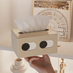 Cute Eye Design Plastic Tissue Box Dispenser & Desktop Holder Tissue Box Holder Richie's