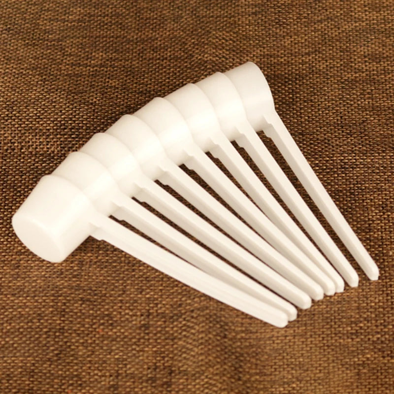 10-Pack 5g Plastic Measuring Spoons for Coffee & Powder Measuring Spoon Set Richie's white