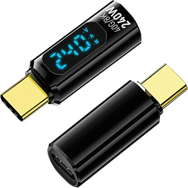 FUCHU 240W USB4 Type-C Digital Display Charging Adapter USB-C Charging Adapter Richie's