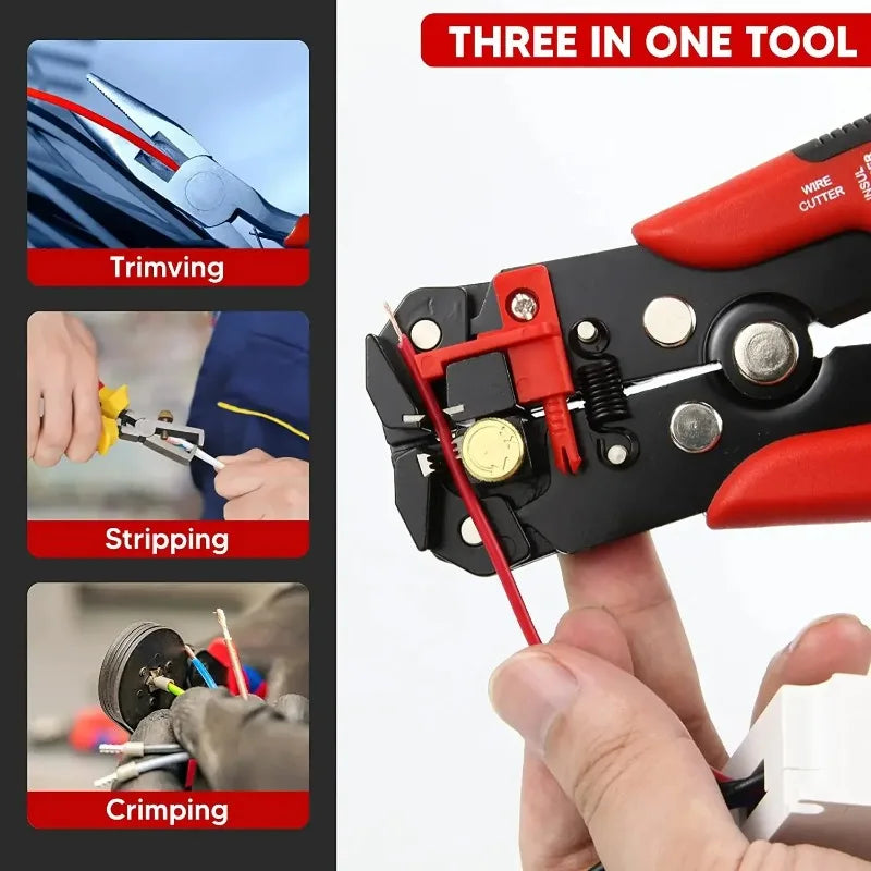 TOTNEND Wire Stripper Crimper & Cable Cutter Pliers 10-24 AWG Wire Stripper Pliers Richie's