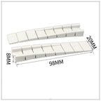 Rubber Wedge Shims Furniture Levelers – 4/10 Pcs, Cut-to-Fit Furniture Leveling Shims Richie's white 10 Pcs