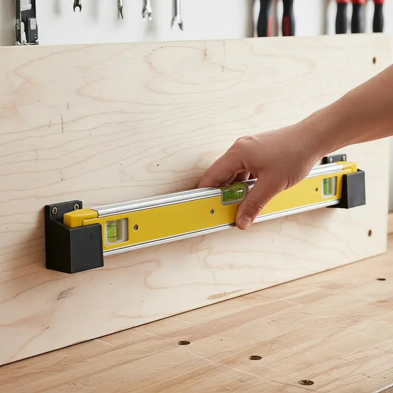 Spirit Level Wall Mount Holder – Non-Slip, 2-Pack Tool Wall Mount Holder Richie's