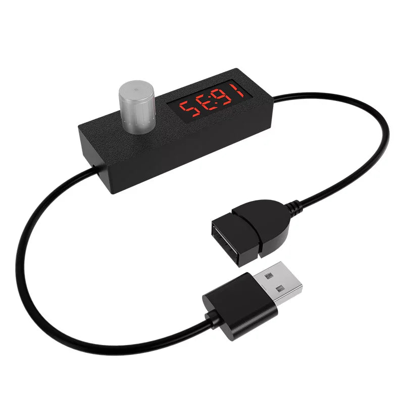 24H Digital Countdown Timer USB Switch – Adjustable Auto Off USB Timer Switch Richie's
