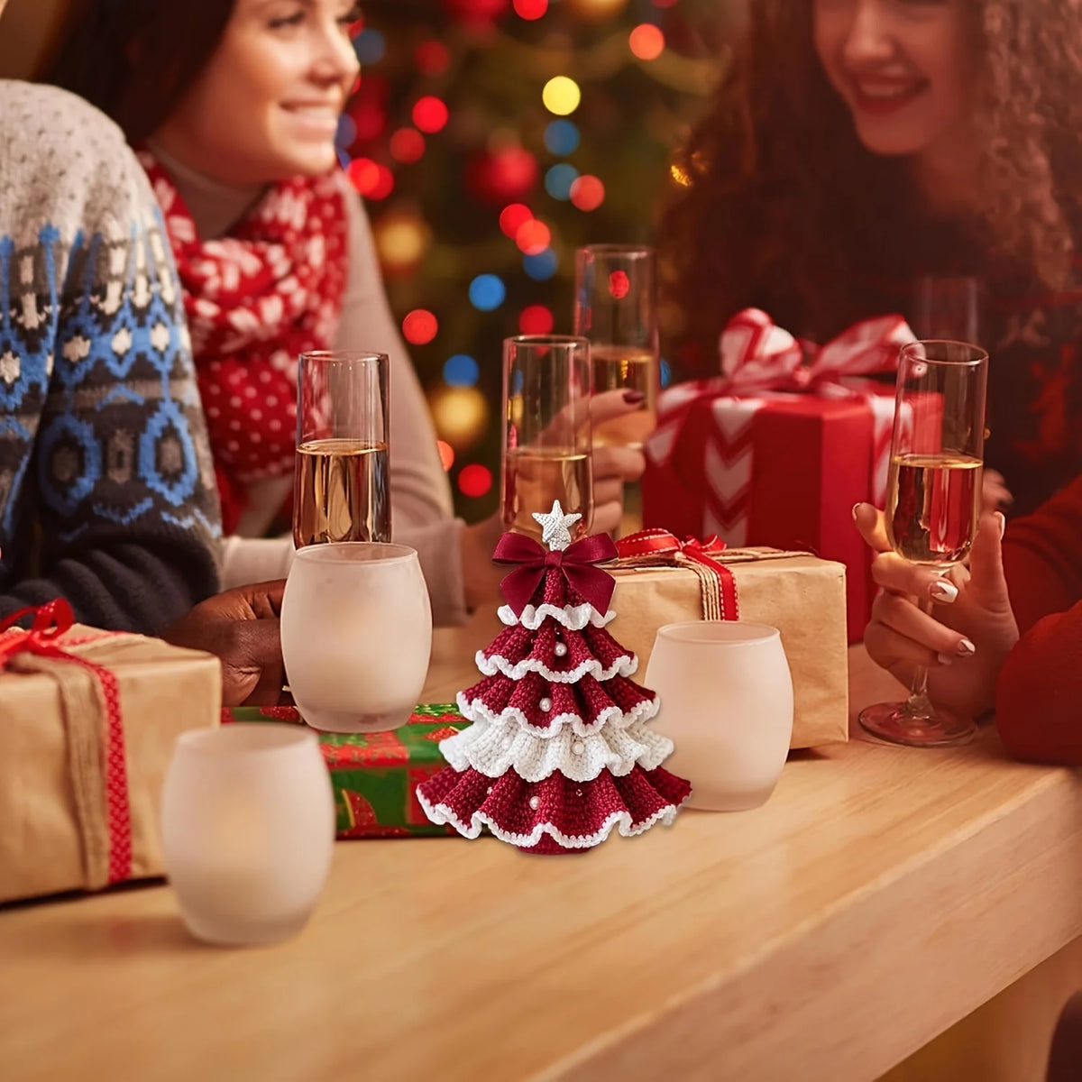Crochet Christmas Tree Kit – Handmade Holiday Decoration Holiday Decoration Kit Richie's