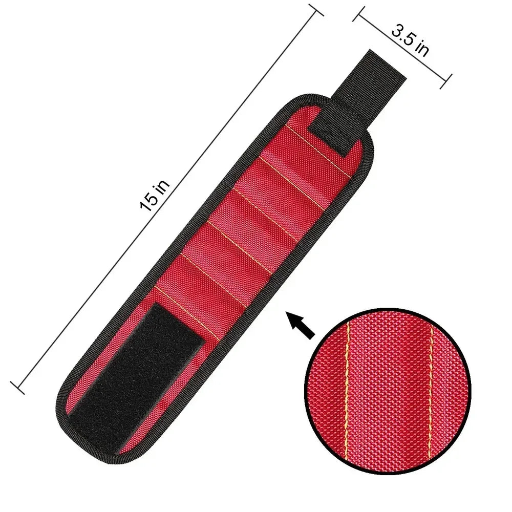 Magnetic Wristband Tool Holder – 10 Strong Magnets for DIY Work Magnetic Tool Wristband Richie's