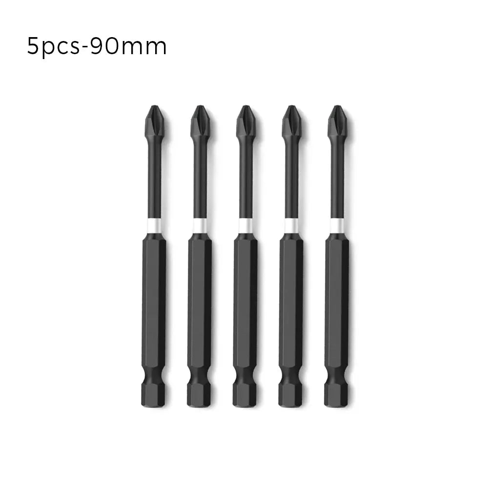 PH2 Magnetic Screwdriver Bits S2 Steel Impact Driver Set 5-9Pcs Screwdriver Bit Set Richie's 5x90mm