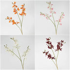 73cm Faux Butterfly Orchid Artificial Flower 3 Fork Stem Artificial Flower Stem Richie's