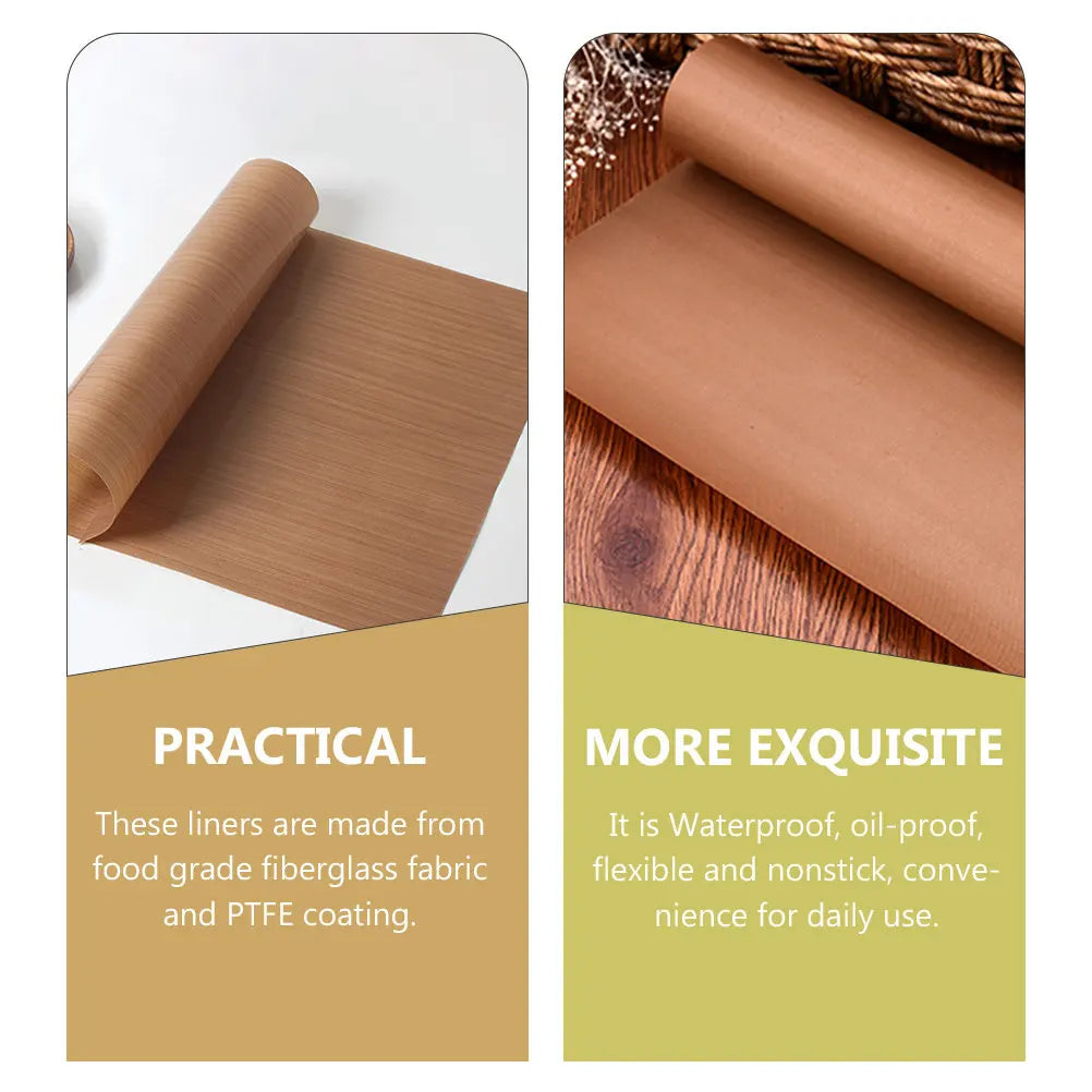 4-Pack PTFE Reusable Nonstick Baking Mats – Oven & BBQ Liner Reusable Baking Mats Richie's