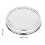3-Pack Stainless Steel Sprouting Lids for Wide Mouth Mason Jars Mason Jar Sprouting Lids Richie's 8.6X8.6X1.7CM