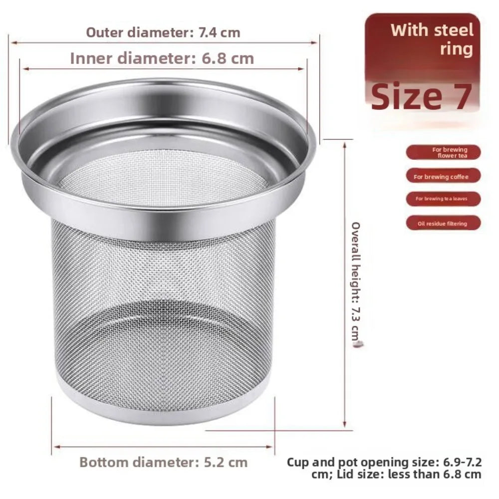 Stainless Steel Tea Strainer & Reusable Coffee Filter Infuser Tea Strainer Infuser Richie's B-7