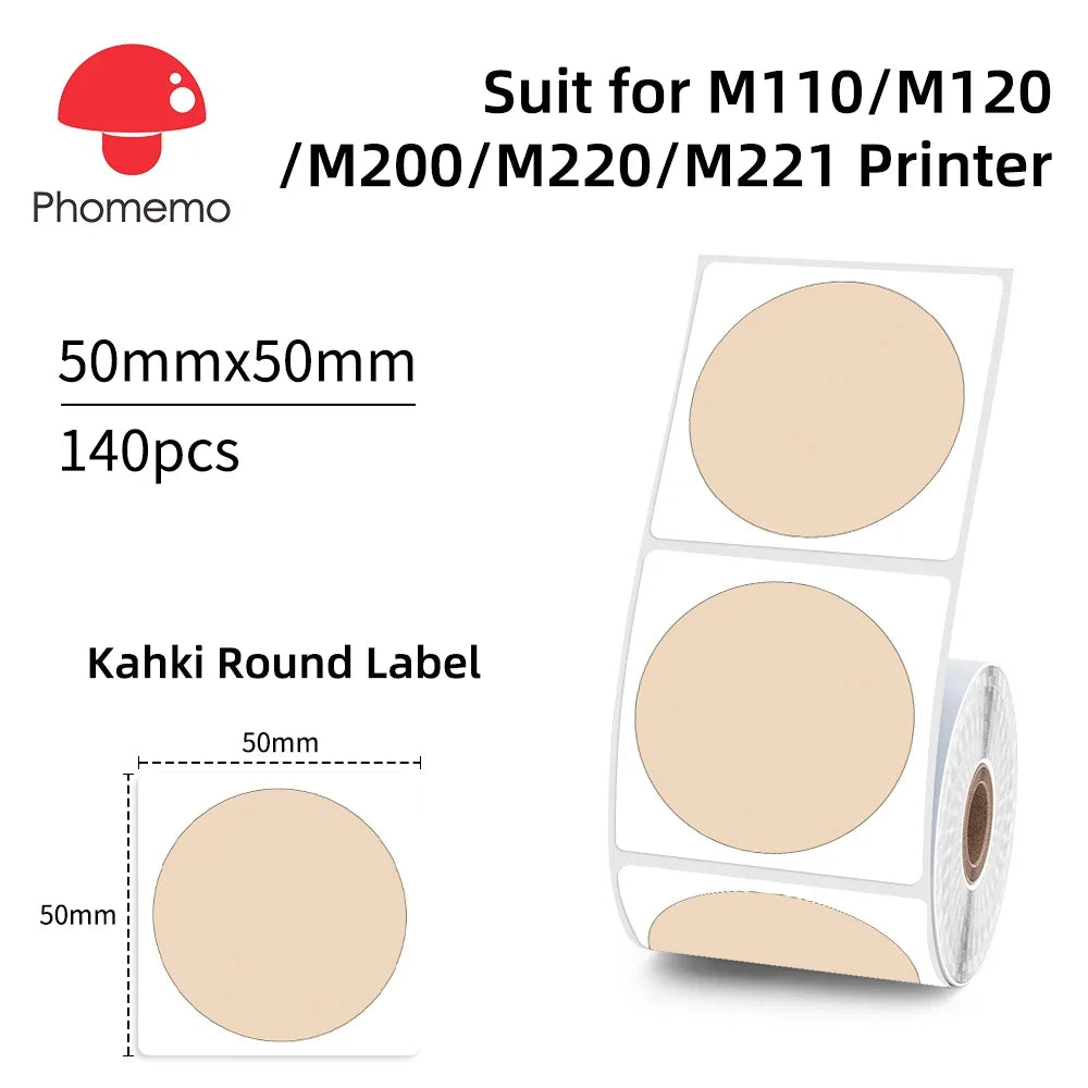 Waterproof Thermal Labels 40x30mm for Phomemo M110 M200 Printers