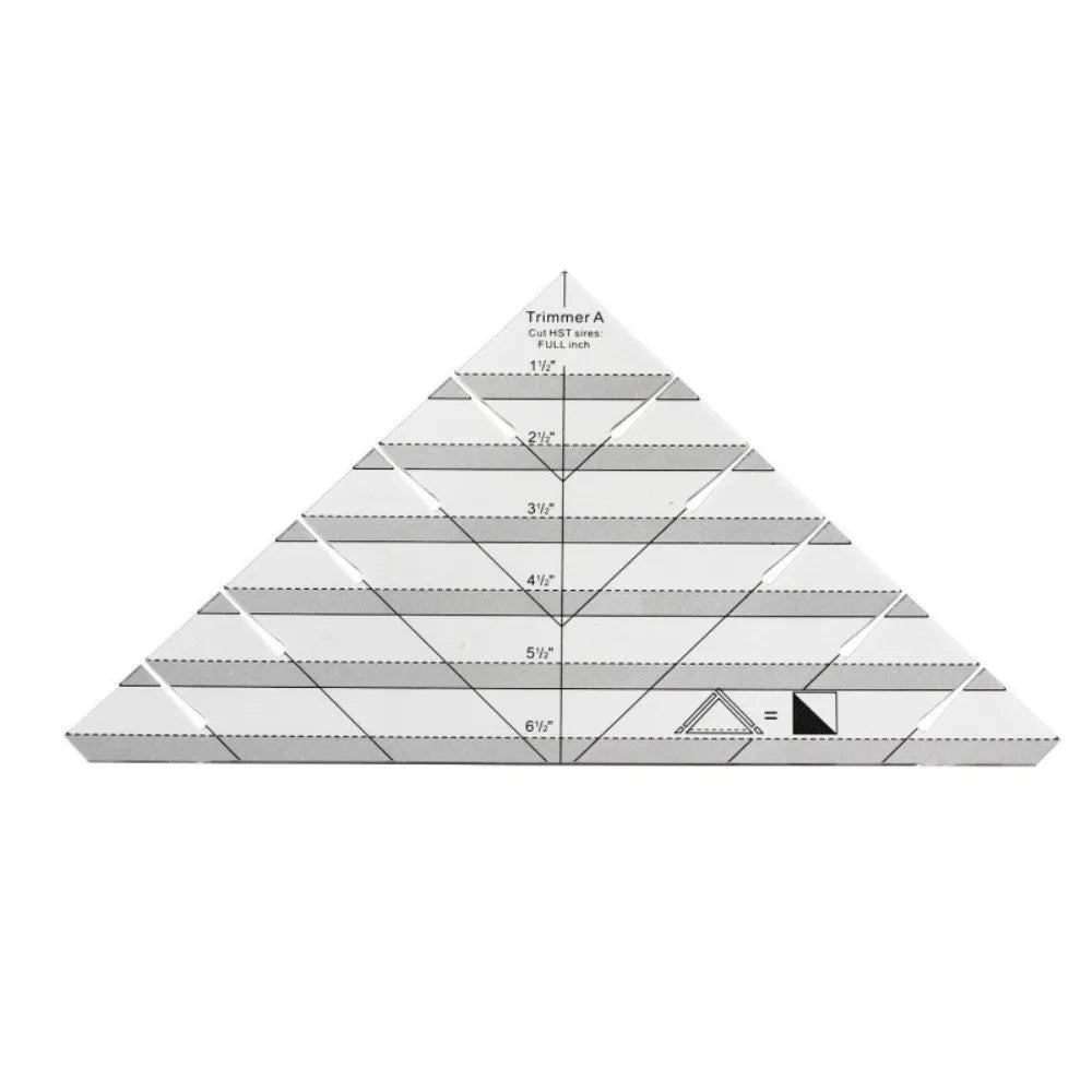 Acrylic Triangle Quilting Ruler – Patchwork Template & Fabric Tool Quilting Ruler Richie's 1pc