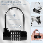 5-Digit Combination Padlock – Resettable Zinc Alloy Lock Combination Padlock Richie's