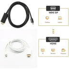 Mini DisplayPort to HDMI Cable 1.8M – 1080p Mac Adapter Display Cable Adapter Richie's