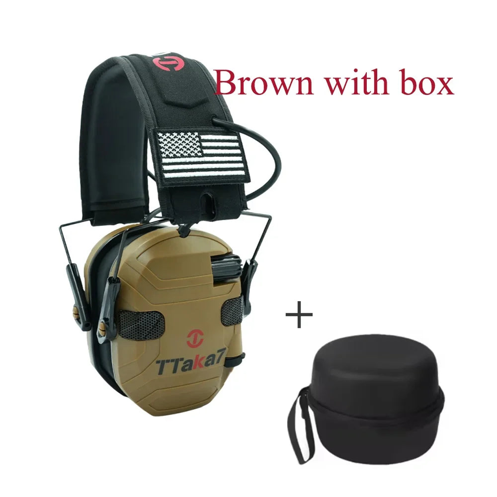 Tactical Electronic Shooting Earmuff 22NRR Foldable Headset Electronic Shooting Earmuff Richie's W3 with box-1