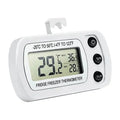 LCD Waterproof Fridge & Freezer Thermometer – Magnetic Back Fridge Thermometer Richie's White