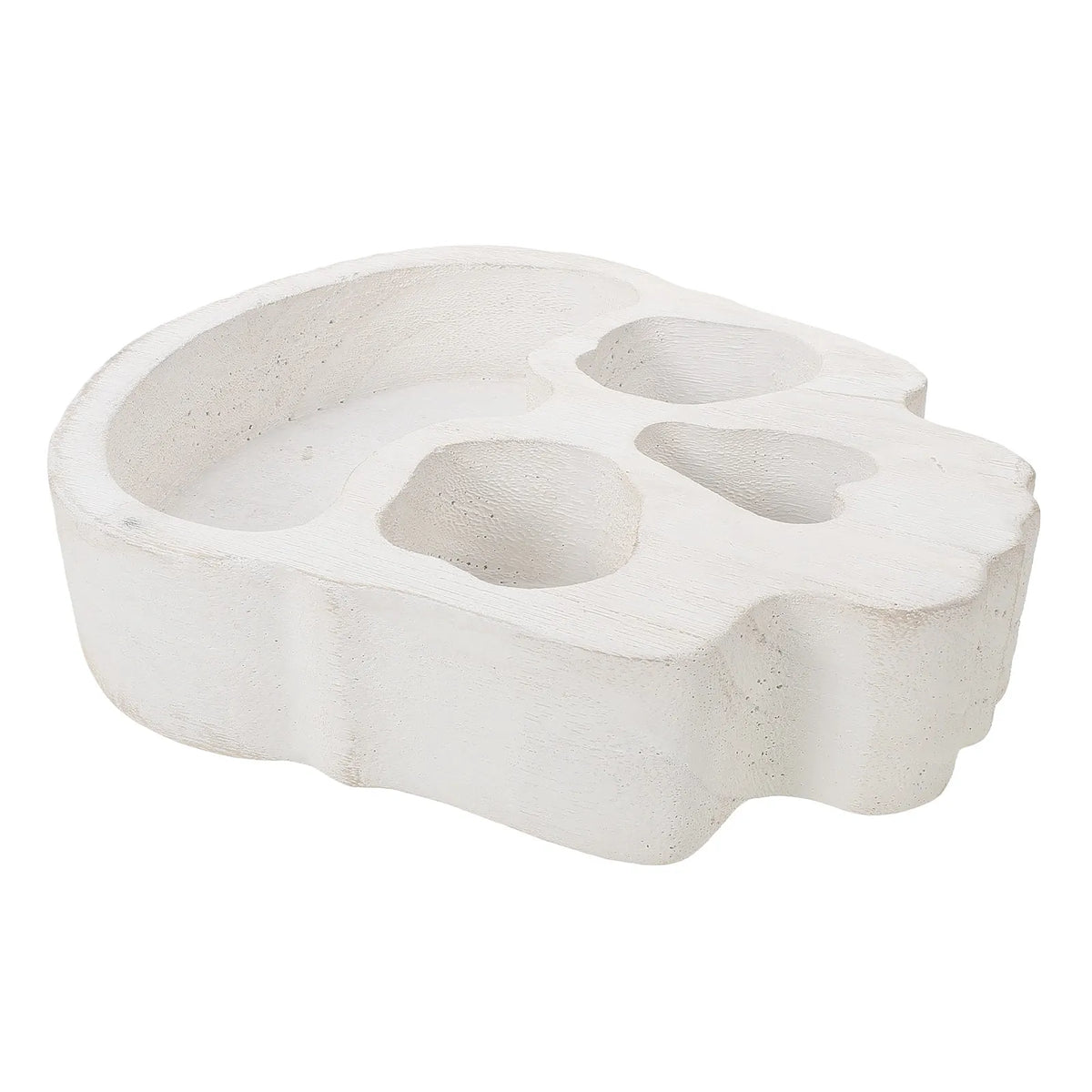 Skull Head Wood Bowl Halloween Serving Tray for Snacks & Nuts Halloween Serving Bowl Richie's
