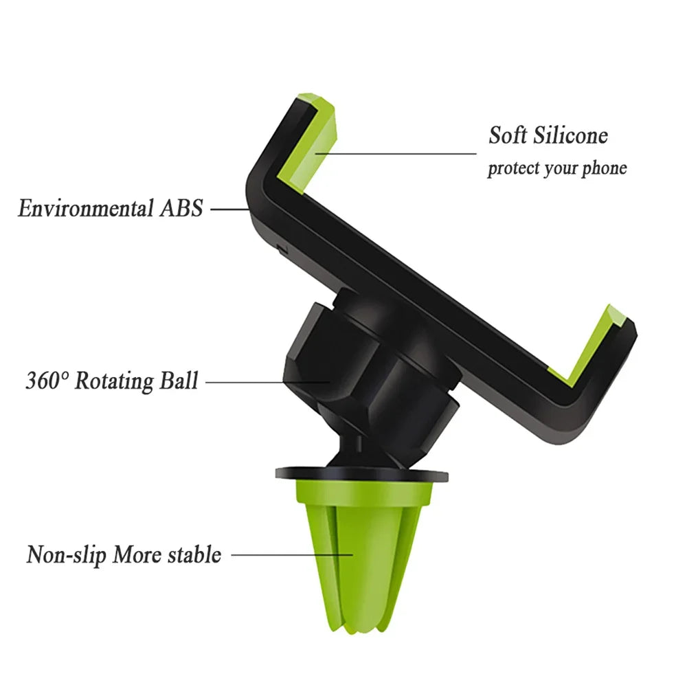360° Car Air Vent Phone Holder – Universal Gravity Mount Stand Car Phone Mount Richie's