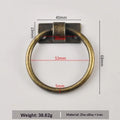Zinc Alloy Round Ring Pull Handle – Rustproof Cabinet Hardware Cabinet Ring Pull Richie's A1