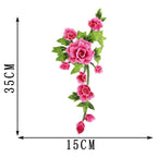 3D Flower Embroidery Applique Pair – Handmade Sew-On Patch Embroidery Applique Patch Richie's