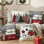 Reversible Christmas Pillow Covers – Santa & Reindeer Zip Christmas Pillow Cover Richie's