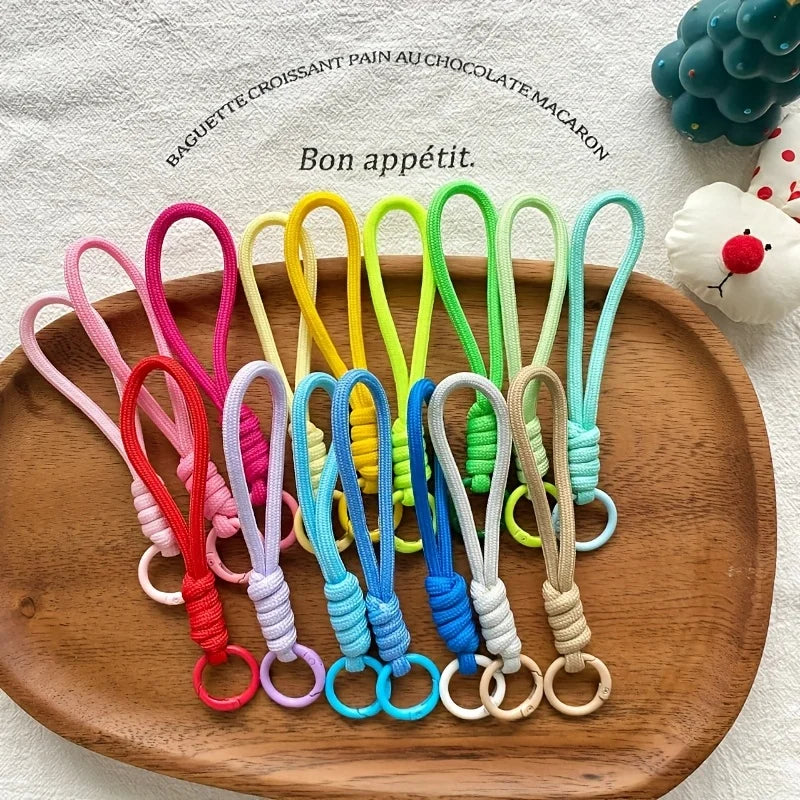Multicolor Braided Phone Lanyards – DIY Woven Keychains 20/50pc DIY Craft Lanyards Richie's