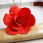 Giant 30cm Silk PE Foam Rose Artificial Flower Wedding Décor Artificial Flower Richie's red-A