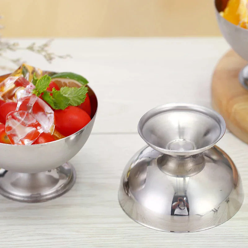 Stainless Steel Ice Cream Cups & Dessert Bowls | S, M, L Dessert Bowl Set Richie's