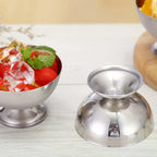 Stainless Steel Ice Cream Cups & Dessert Bowls | S, M, L Dessert Bowl Set Richie's
