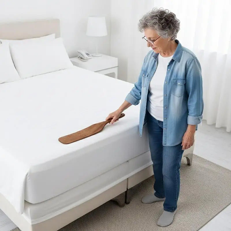 Wood Mattress Lifter – Easy Bed Sheet & Skirt Tuck Tool Mattress Lifter Tool Richie's
