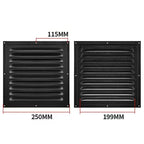 Square Iron Air Vent Grille Cover – Heating & Cooling Vents Air Vent Grille Richie's 250mm
