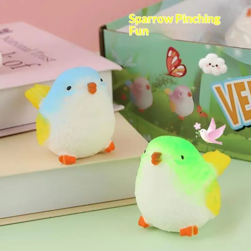 Colorful Bird Slow Rising Squeeze Fidget Toy for Kids & Adults Squeeze Fidget Toy Richie's