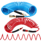 25FT Recoil Air Compressor Hose 300 PSI with Coupler & I/M Plug Air Compressor Hose Richie's