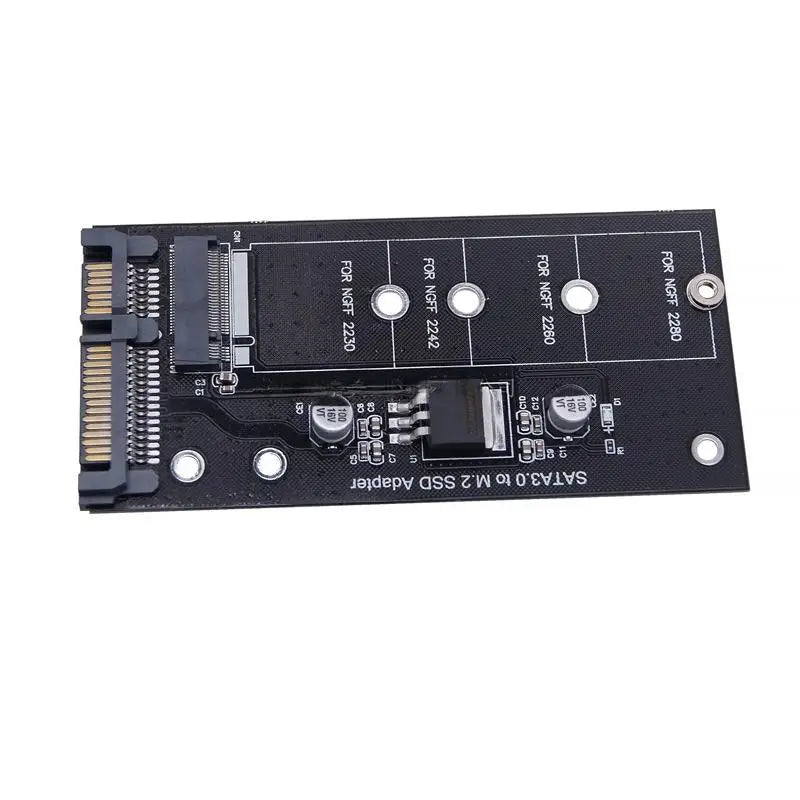M.2 to SATA3 Adapter Card – NGFF SSD Converter 6 Gbps SSD Adapter Card Richie's Black