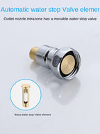 Brass Automatic Stopcock Washing Machine Faucet Wall Mounted Brass Stopcock Valve Richie's