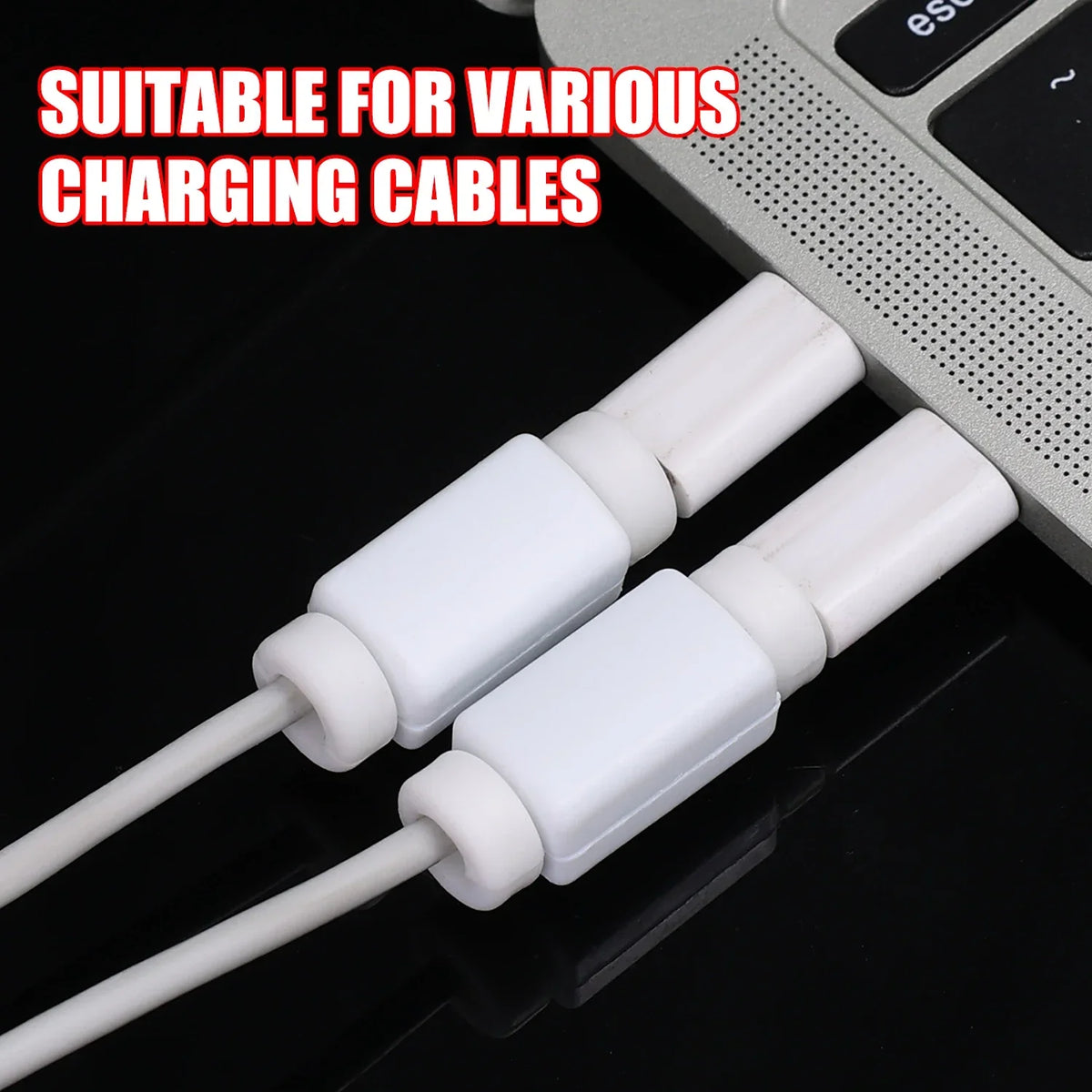 Silicone Cable Protector for USB-C, Micro USB & Lightning Cable Protector Cover Richie's