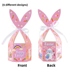 12PCS Easter Gift Boxes with Ribbon Handle – Cartoon Rabbit Design Easter Gift Boxes Richie's