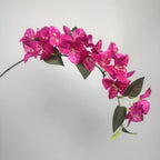 Realistic Silk Artificial Bougainvillea Branch UV Resistant 80cm Artificial Flower Branch Richie's Rose purple