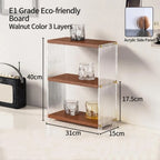Acrylic Cup Storage Rack – Dust-Proof Tabletop Display Shelf Cup Storage Rack Richie's Type C-3 Layers