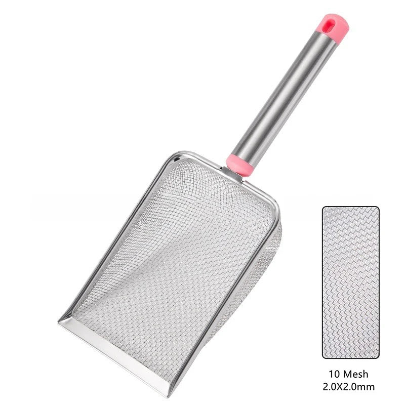 Stainless Steel Fine Mesh Cat Litter Scoop – Non-Stick & Durable Cat Litter Scoop Richie's 2.0X2.0mm Pink
