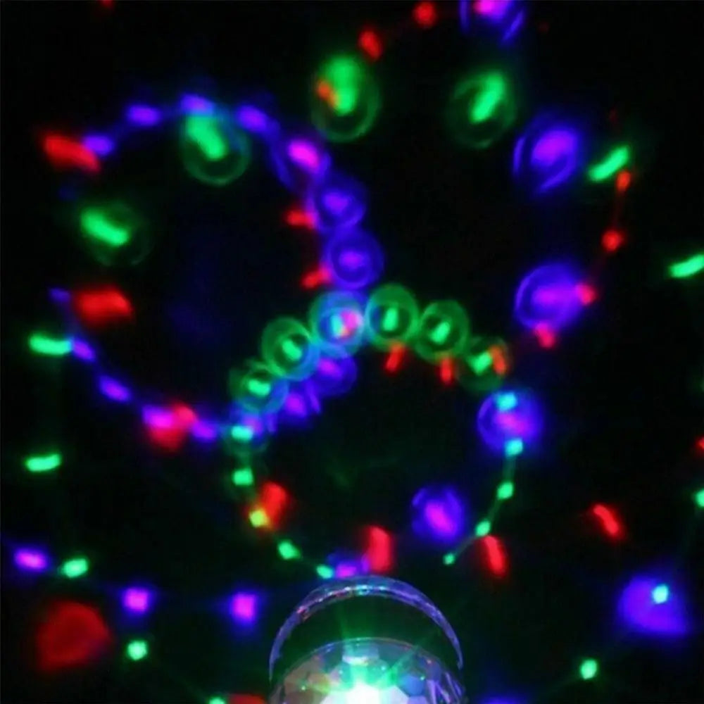 6W LED Rotating Crystal Ball Disco Bulb B22 E27 Stage Light LED Stage Light Bulb Richie's