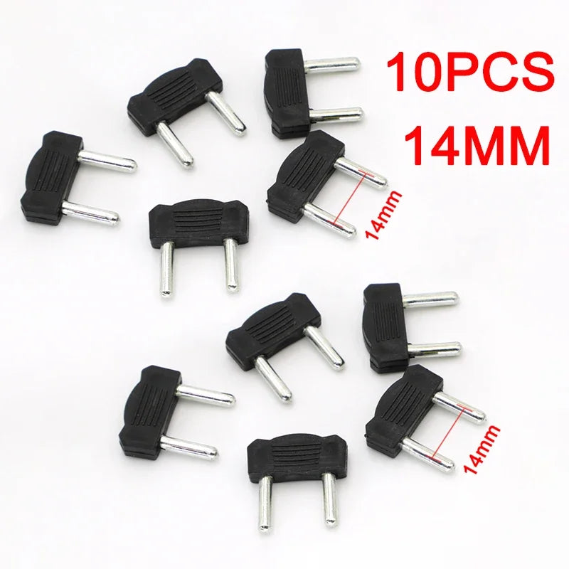 10pcs FUCHU 3mm RCA Banana Plug Terminal Block 14/18mm Pitch Cable Connector Plug Richie's Center spacing 14mm
